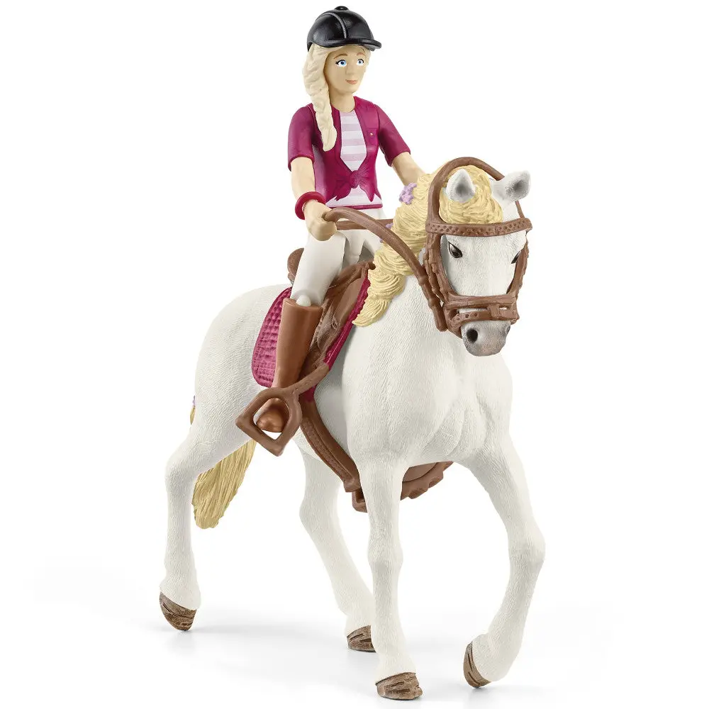 Schleich Horse Club: Sofia & Blossom - Andalusian Mare & Rider Figurine Set 1