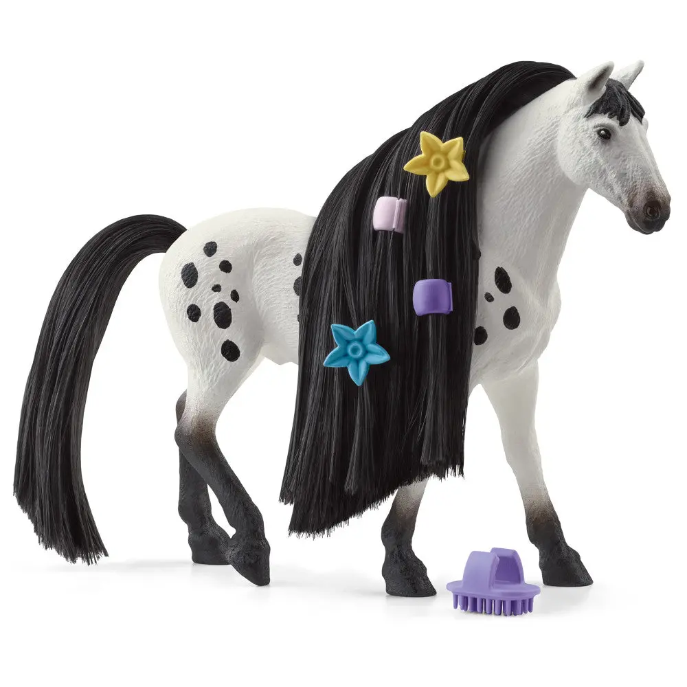 Schleich Beauty Horse: Knabstrupper Stallion - Horse Figurine With Styling Accessories 1