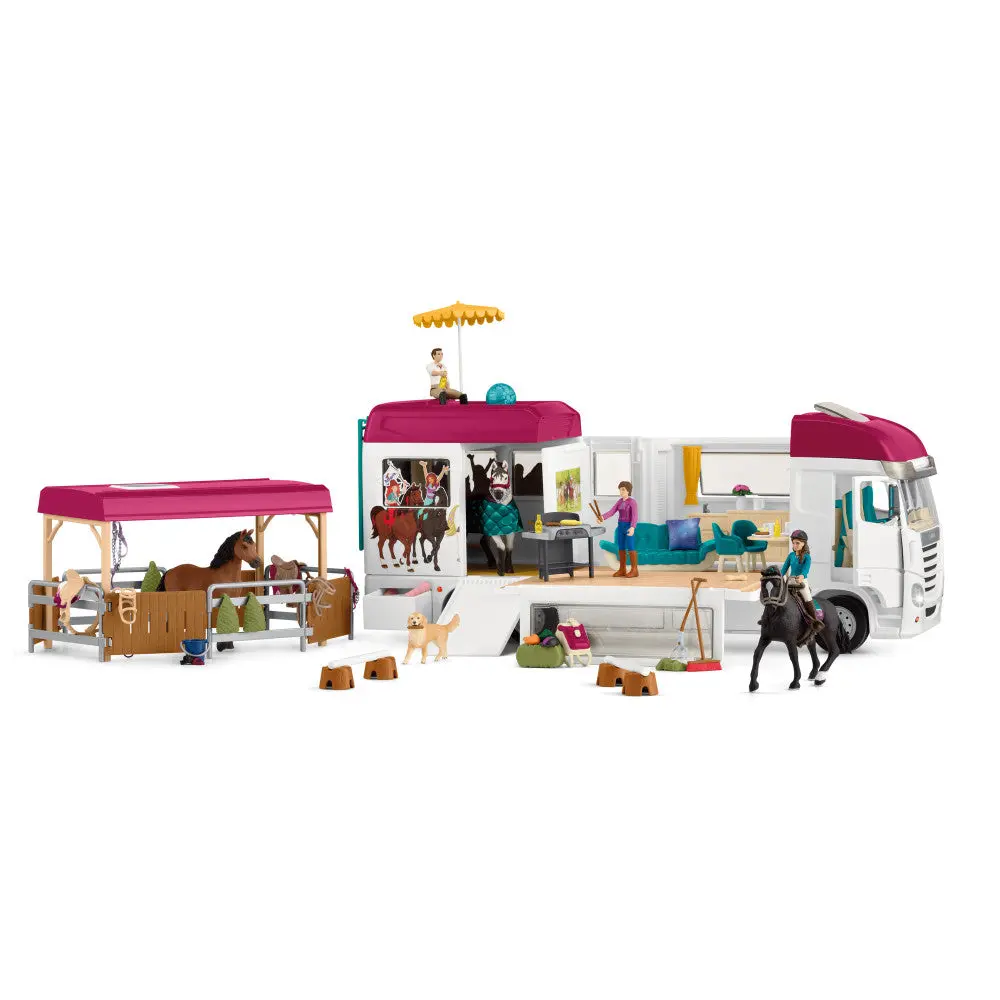 Schleich Horse Club Horse Transporter Playset - 227 Pieces, Ages 5-12 1
