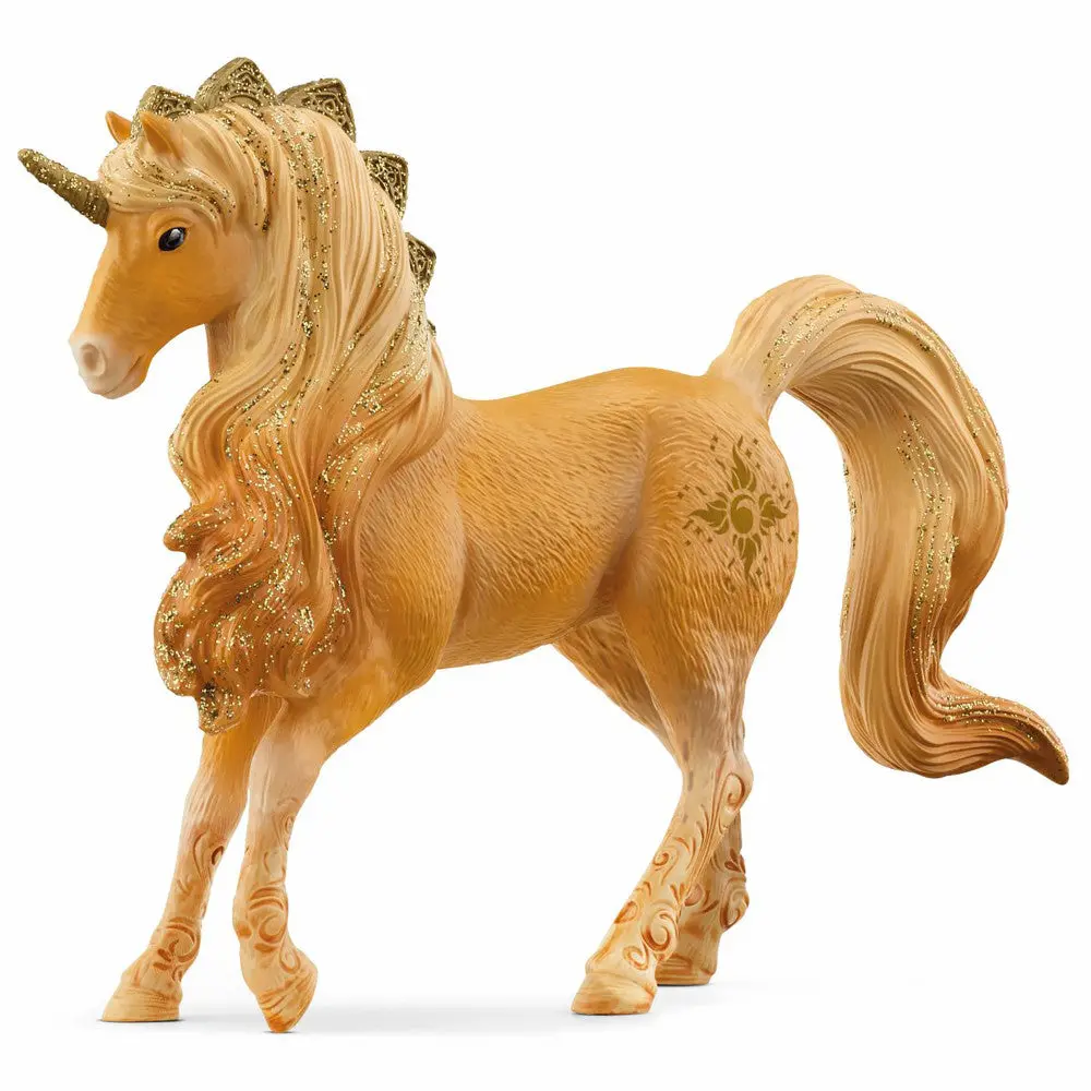 Schleich Bayala 6.5 Inch Apollo Unicorn Stallion - Golden-Brown Magical Figurine 1