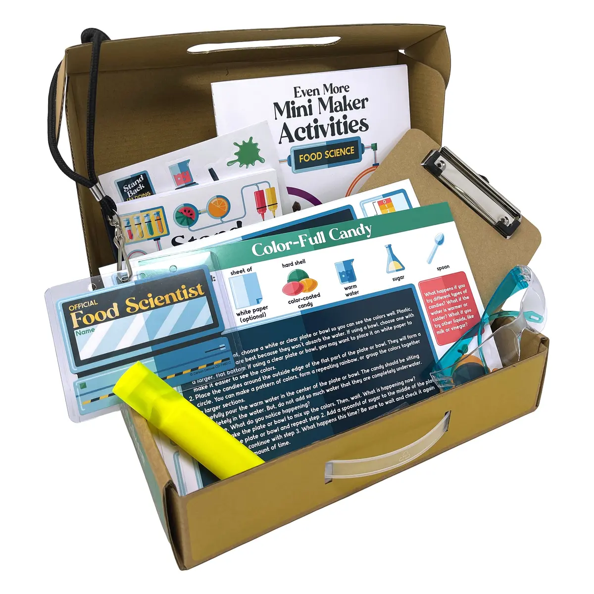 Carson Dellosa Education Food Science Mini Maker Kit - Stem Learning Set 1