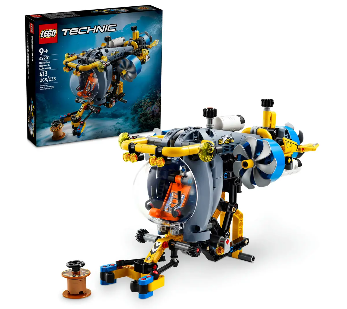 Lego Technic Deep-Sea Research Submarine 413-Piece Building Set 42201 1