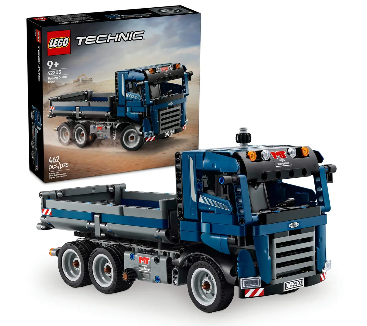 Lego Technic 462-Piece Tipping Dump Truck Toy - Blue 1
