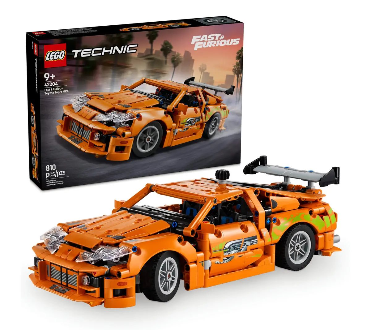 Lego Technic Fast And Furious 810-Piece Toyota Supra Mk4 Model Kit 1