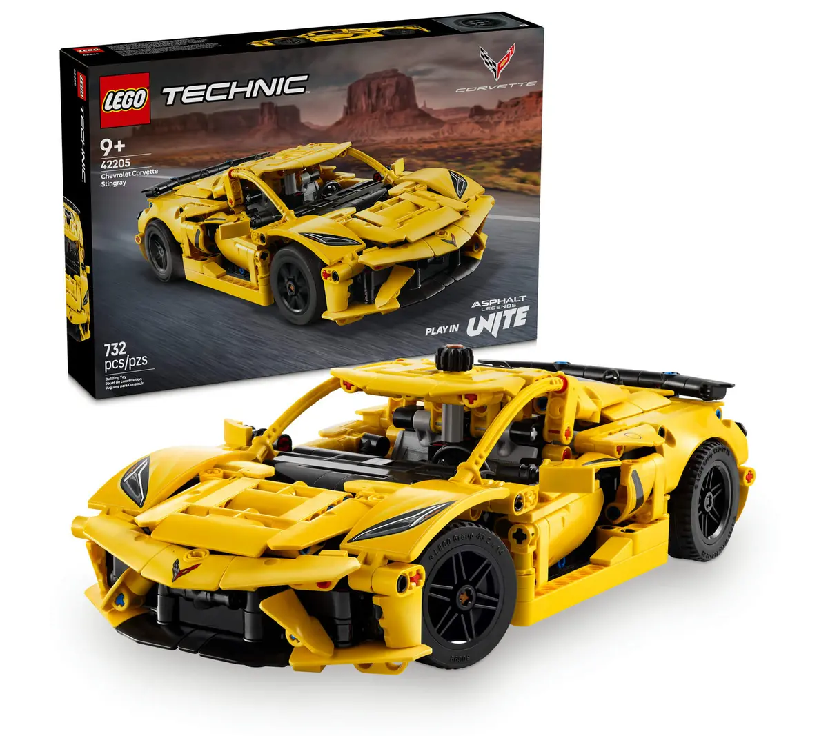 Lego Technic Chevrolet Corvette Stingray 732-Piece Model Kit 1