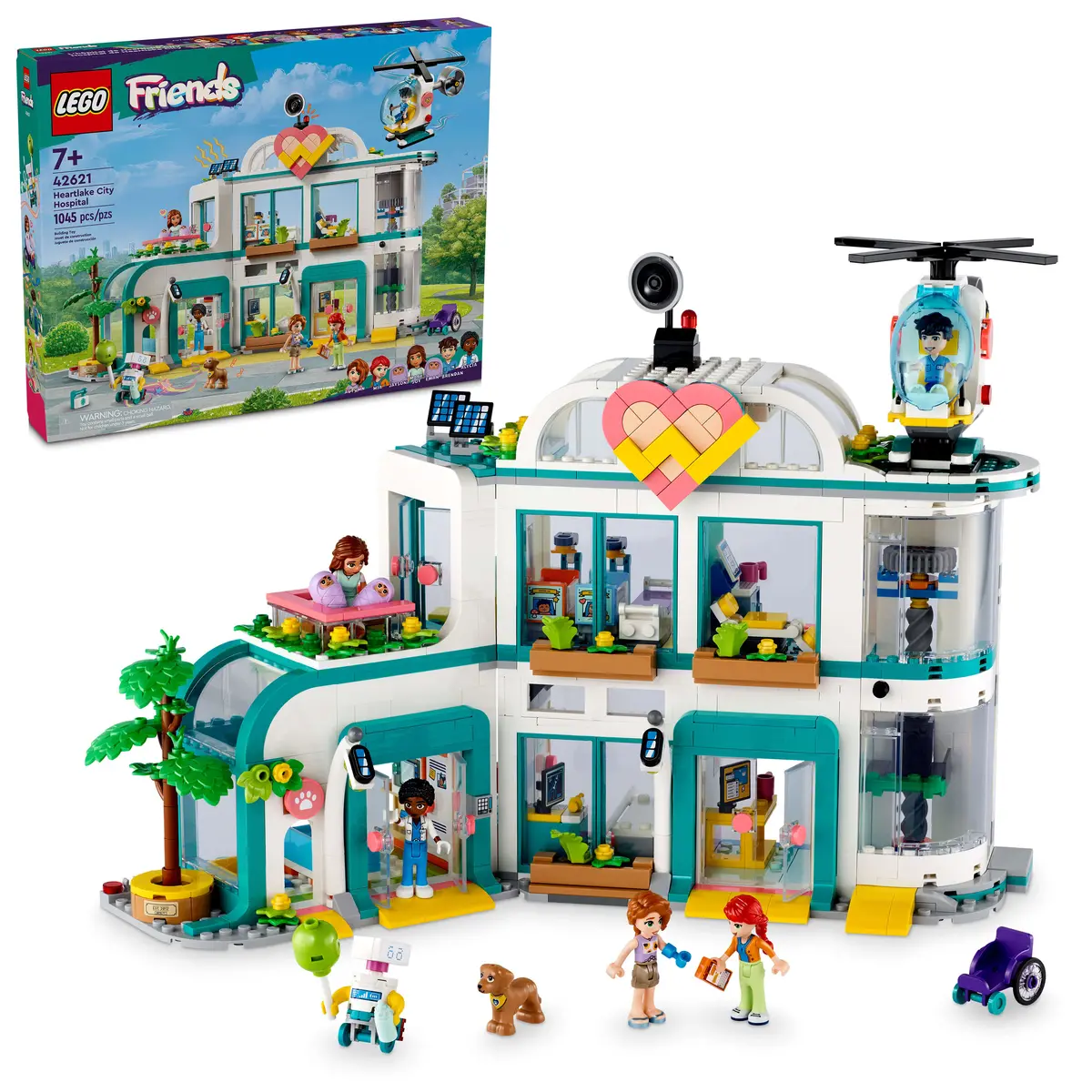 Lego Friends Heartlake City Hospital Set 42621 - 1,045 Pieces 1