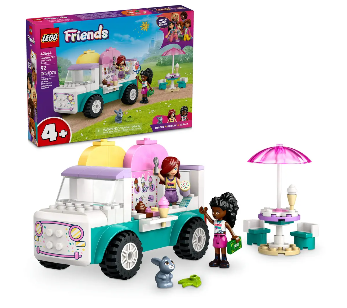 Lego Friends Heartlake City Ice Cream Truck Building Kit - 92 Pieces 1