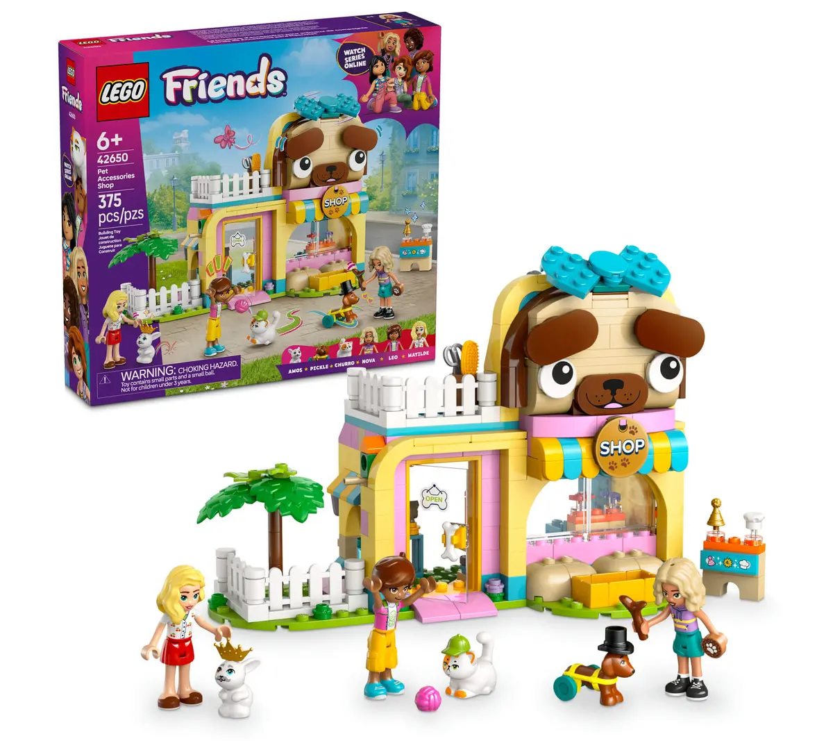 Lego® Friends 375-Piece Pet Accessories Shop Toy Building Playset 42650 1
