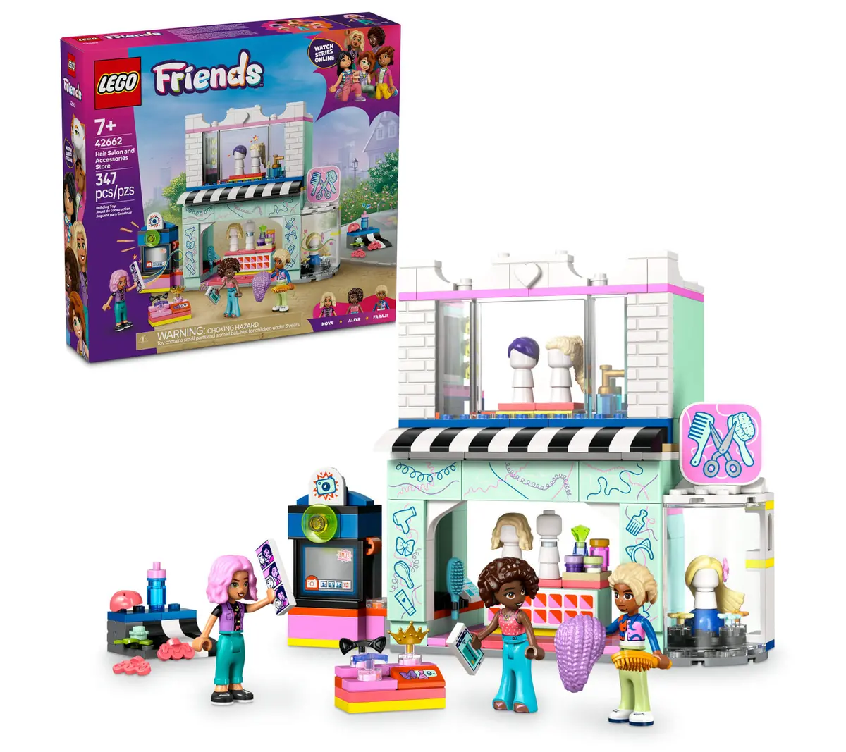 Lego Friends 347-Piece Hair Salon Creative Building Set For Kids 1