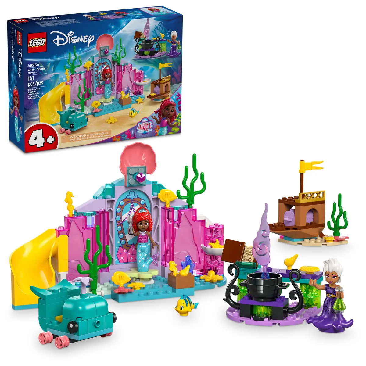 Lego Disney Princess Ariel’S Crystal Cavern 43254 Building Playset 1