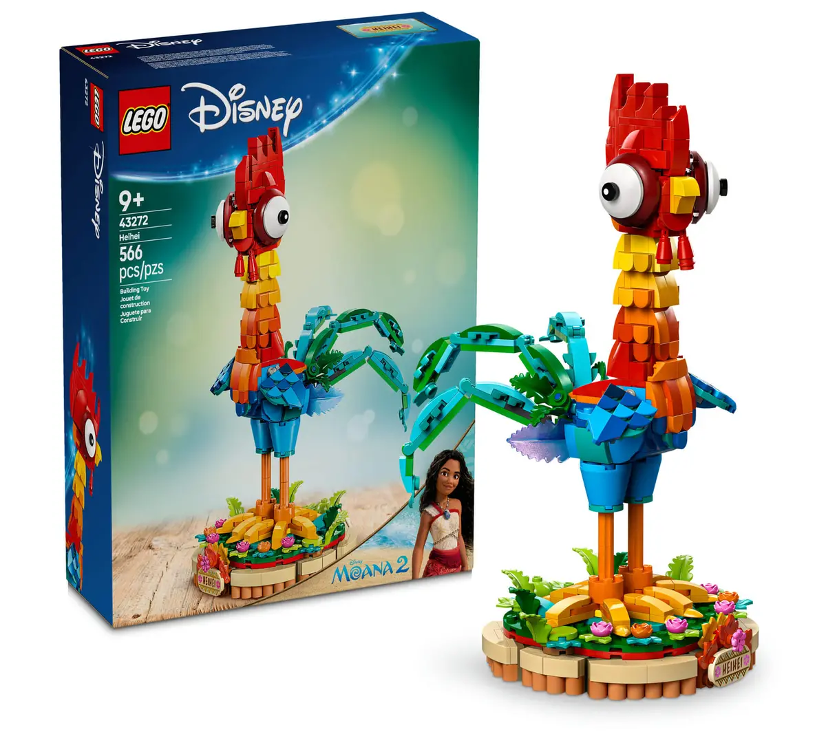 Lego® | Disney Moana Heihei 566-Piece Model Kit – Colorful Chicken 1