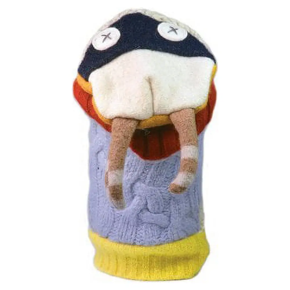 Cate & Levi Handcrafted Walrus Puppet From Reclaimed Wool 1