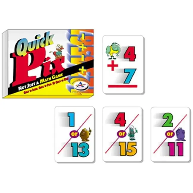 Talicor Quick Pix - Math Game - Fast-Paced Numbers Match 1