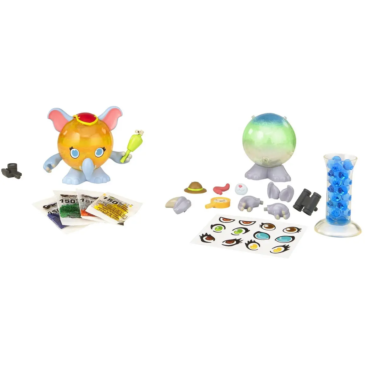 Orbeez Safari Crushkins Craft Kit - Personalizable Elephant & Rhino 1