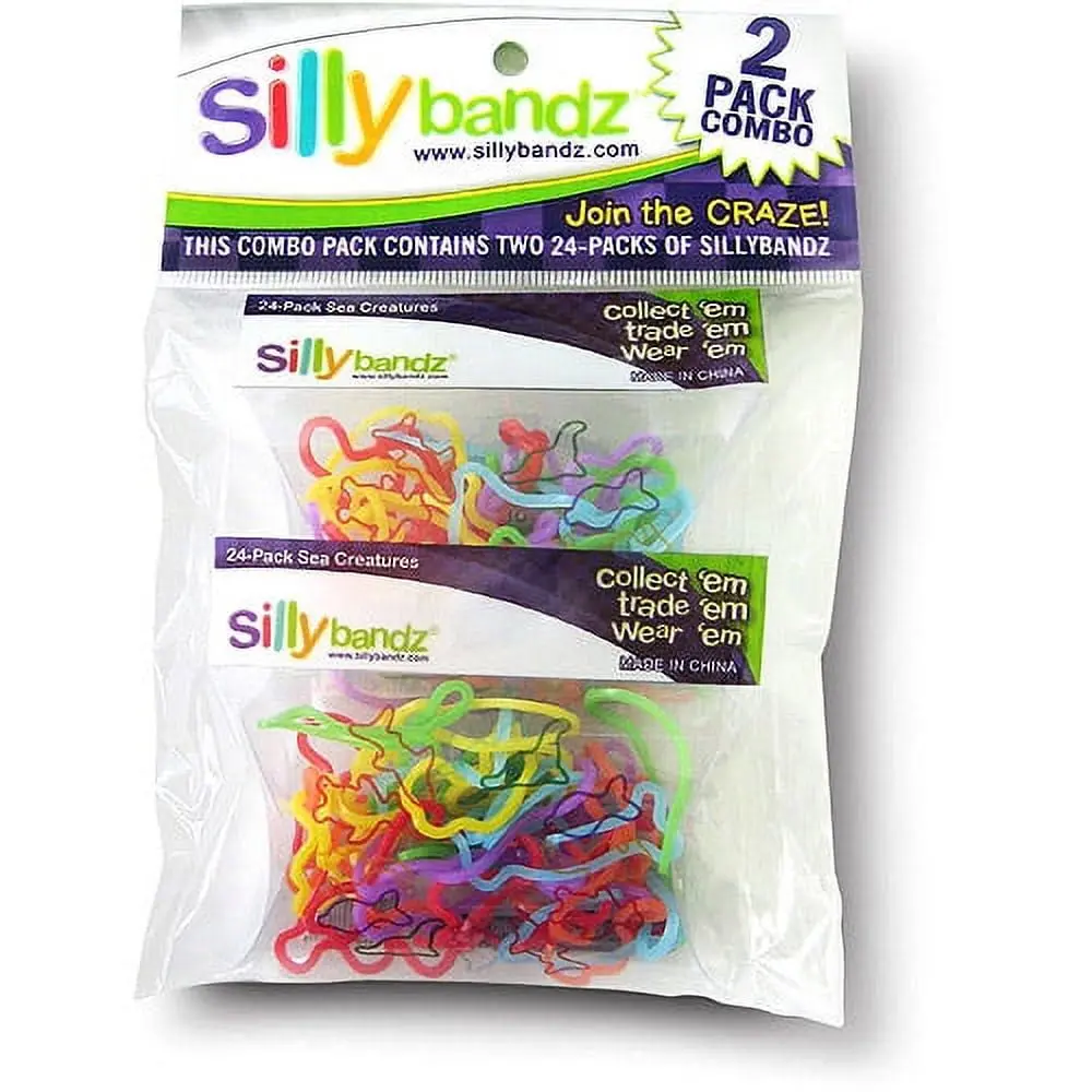 Silly Bandz Sea Creatures Stretchable Bracelet Set 1