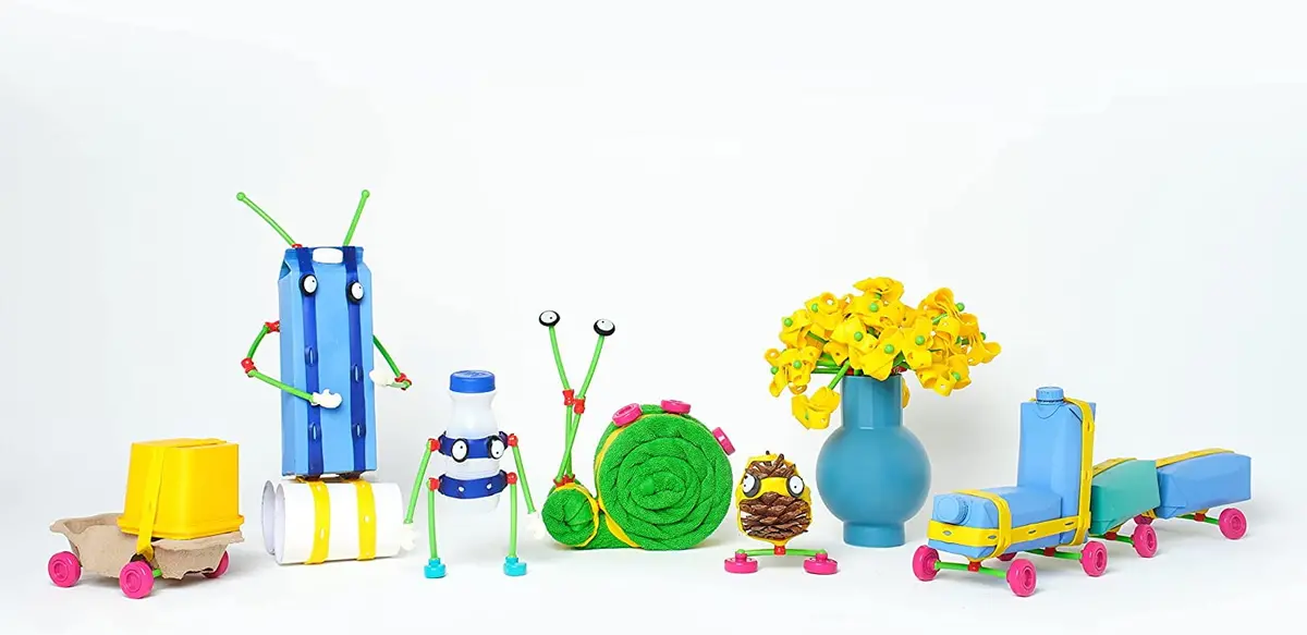 Toyi Creative Play Master Set - 128Pcs Building And Crafting Kit 1