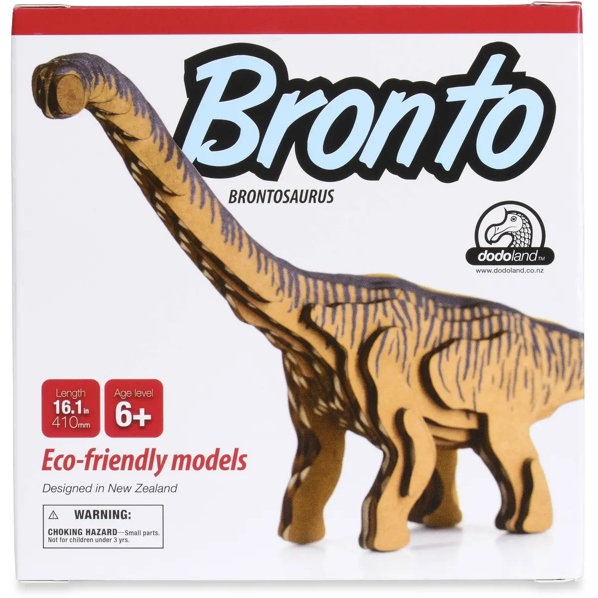 Dodoland Bronto Junior Eco-Friendly Cardboard Dinosaur Model Kit 1