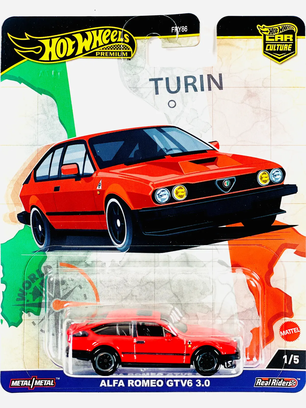 Hot Wheels 2024 World Tour Case A Alfa Romeo Gtv6 3.0 1