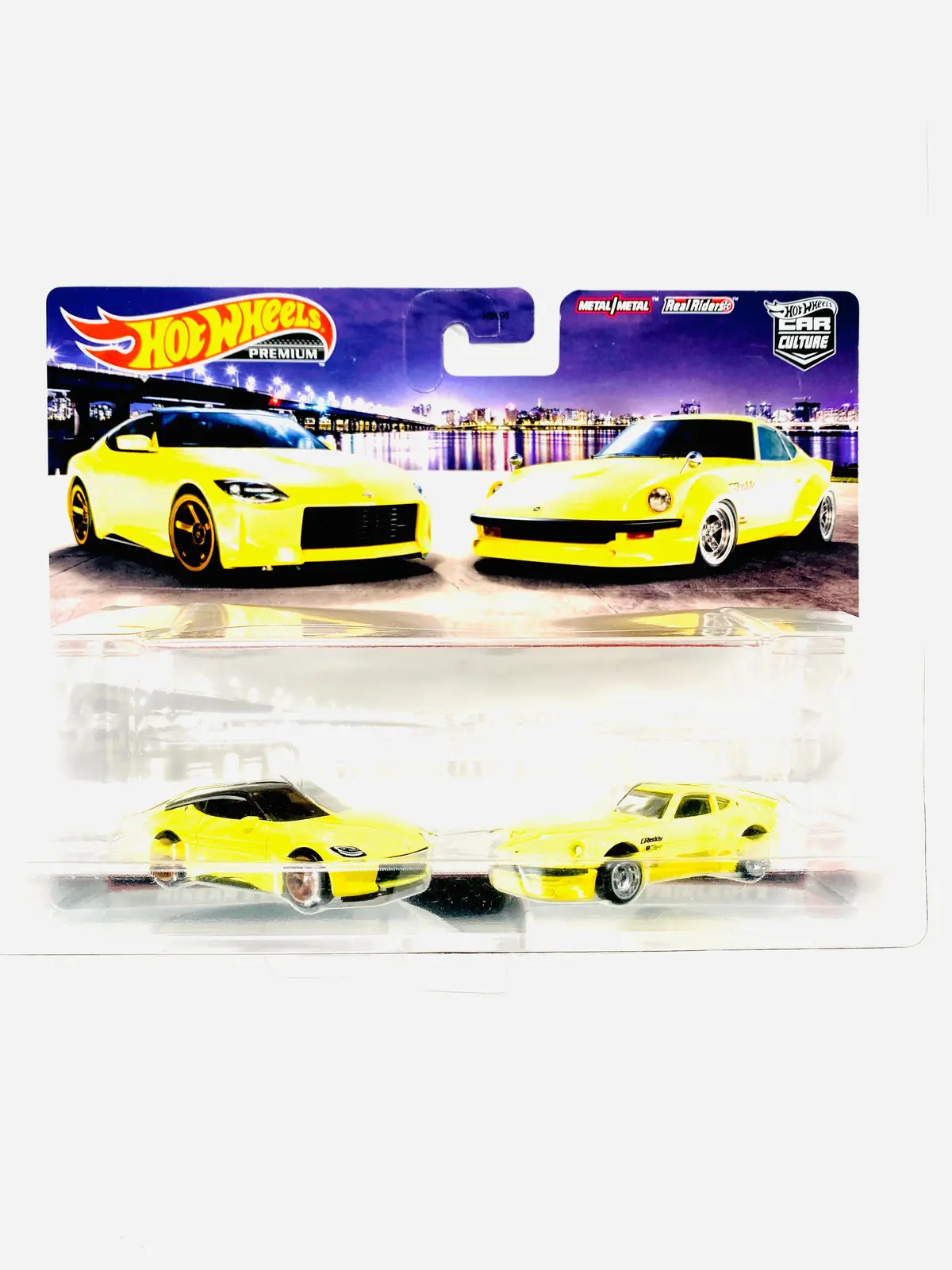 Hot Wheels 2022 Target Exclusive 2 Pack Nissan Z Proto & Nissan Fairlady Z - Damaged Card 1