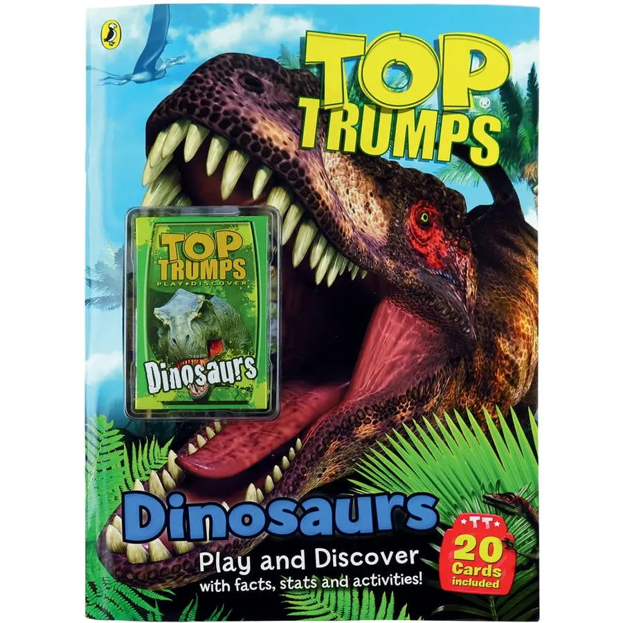 Top Trumps Dino Adventure Activity Book With Collectible Cards 1