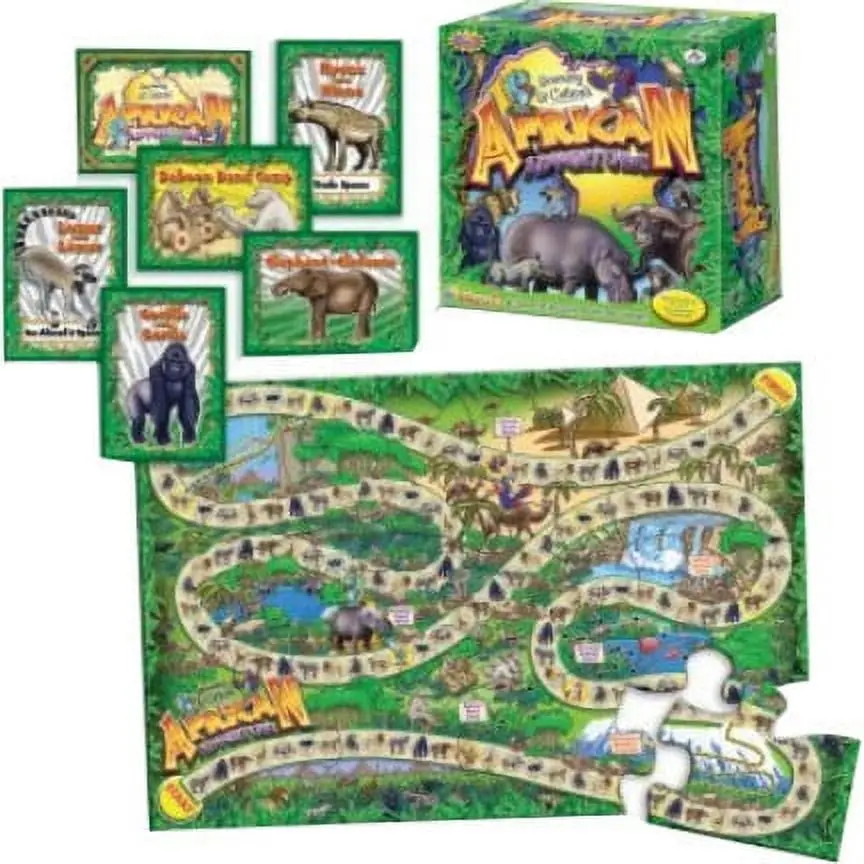 Talicor African Adventure Bilingual Jungle Puzzle Game 1