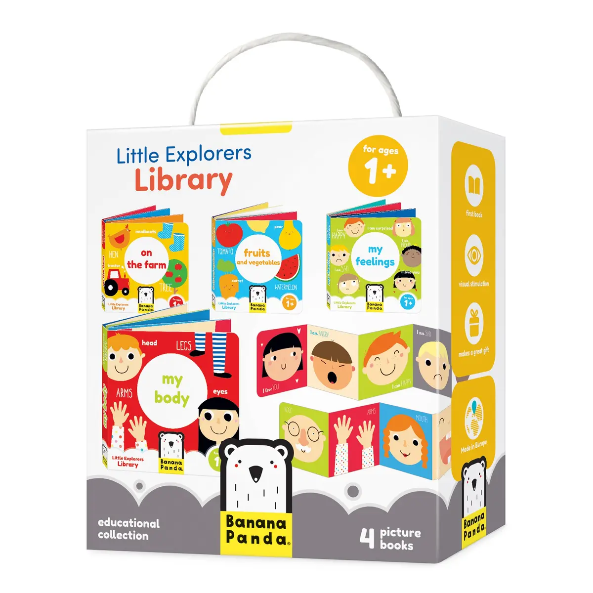 Banana Panda Little Explorers Library 4-Book Set 1