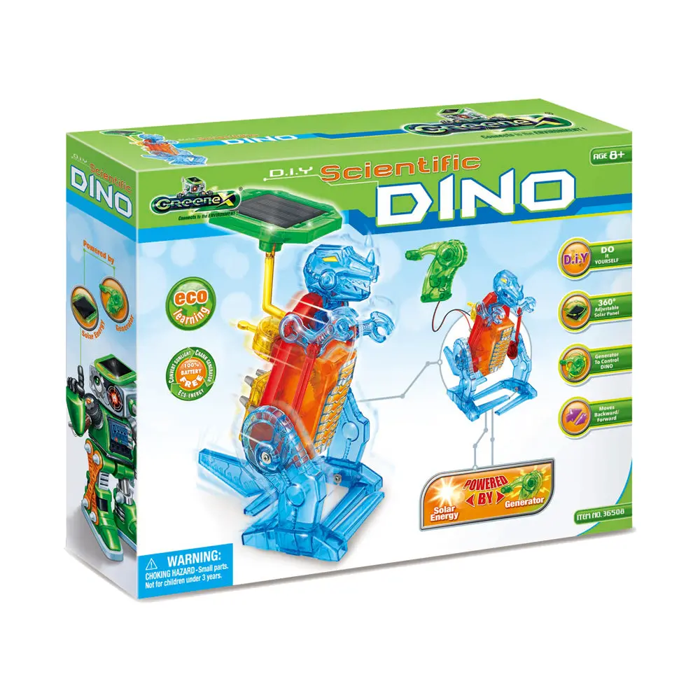 Greenex Diy Scientific Dino Solar-Powered Robotic Kit 1