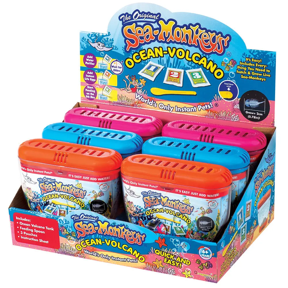Sea-Monkey Ocean Volcano Instant Pets With Enhanced Aquarium 1