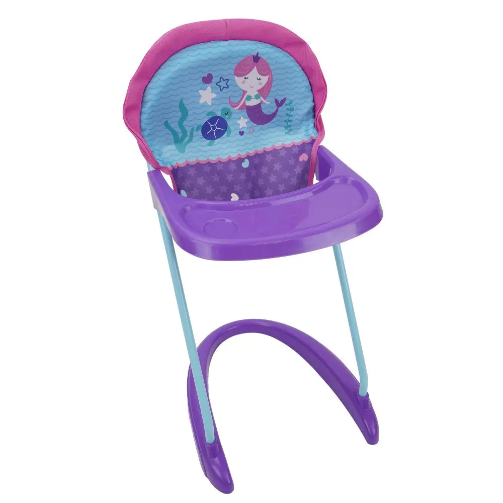 509 Mermaid-Themed Baby Doll Highchair 1