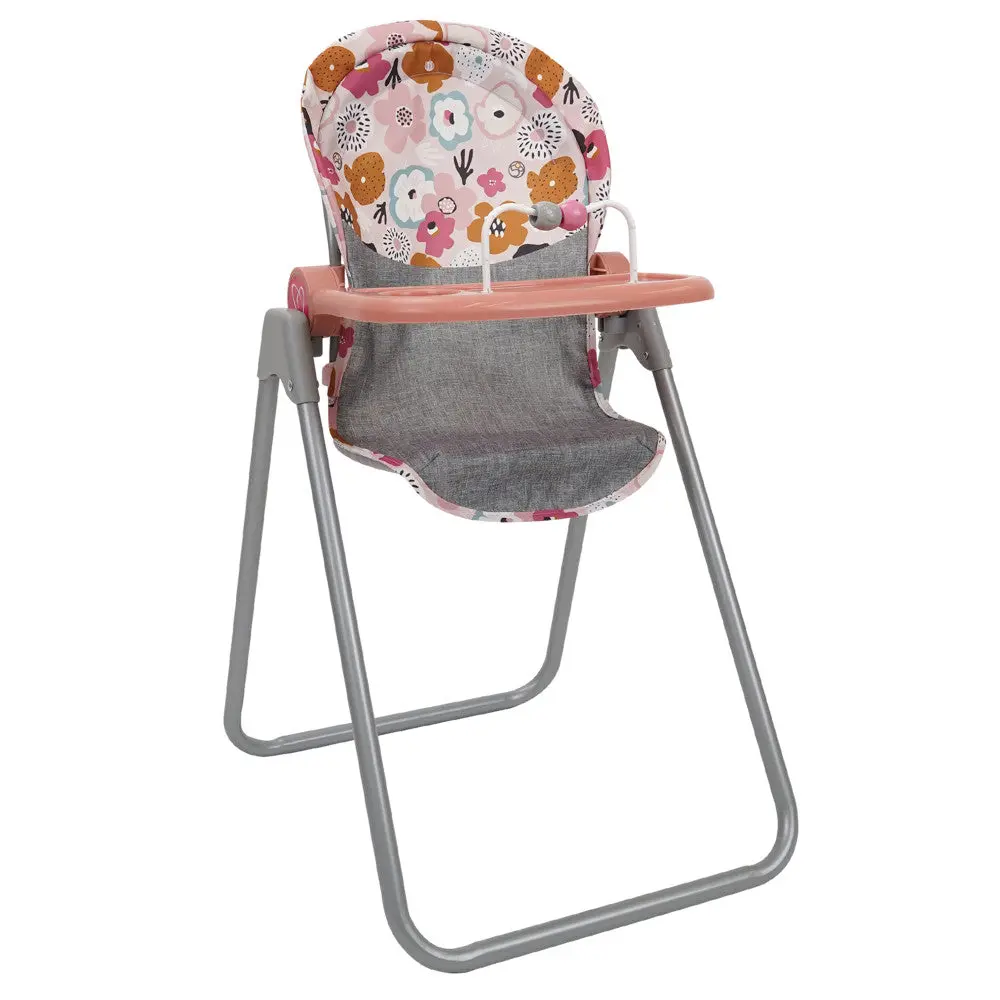 509 Crew - Melange Flora Foodie Doll Highchair Set, Ages 3+ 1