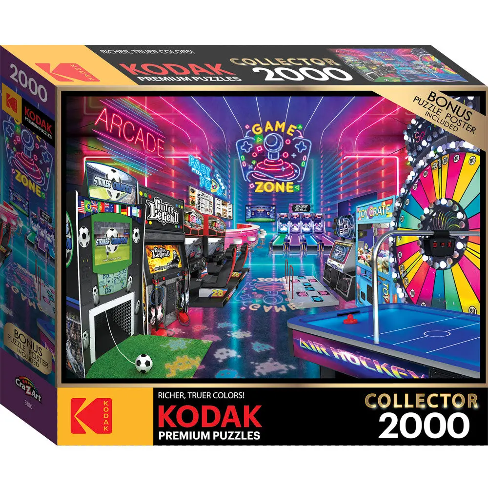Cra-Z-Art Roseart Kodak Collector Fun Zone Jigsaw Puzzle - 2000 Pc 1