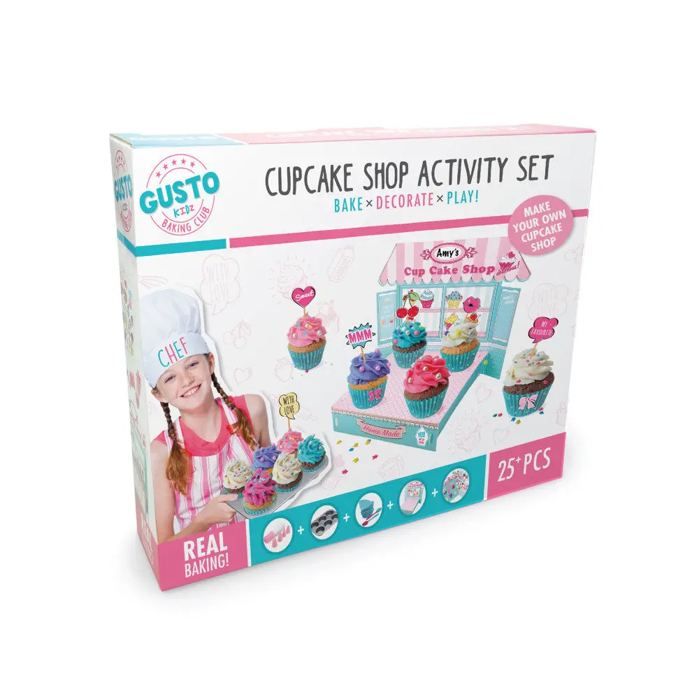 Gusto Kids Cupcake Shop Complete Baking Activity Set 1