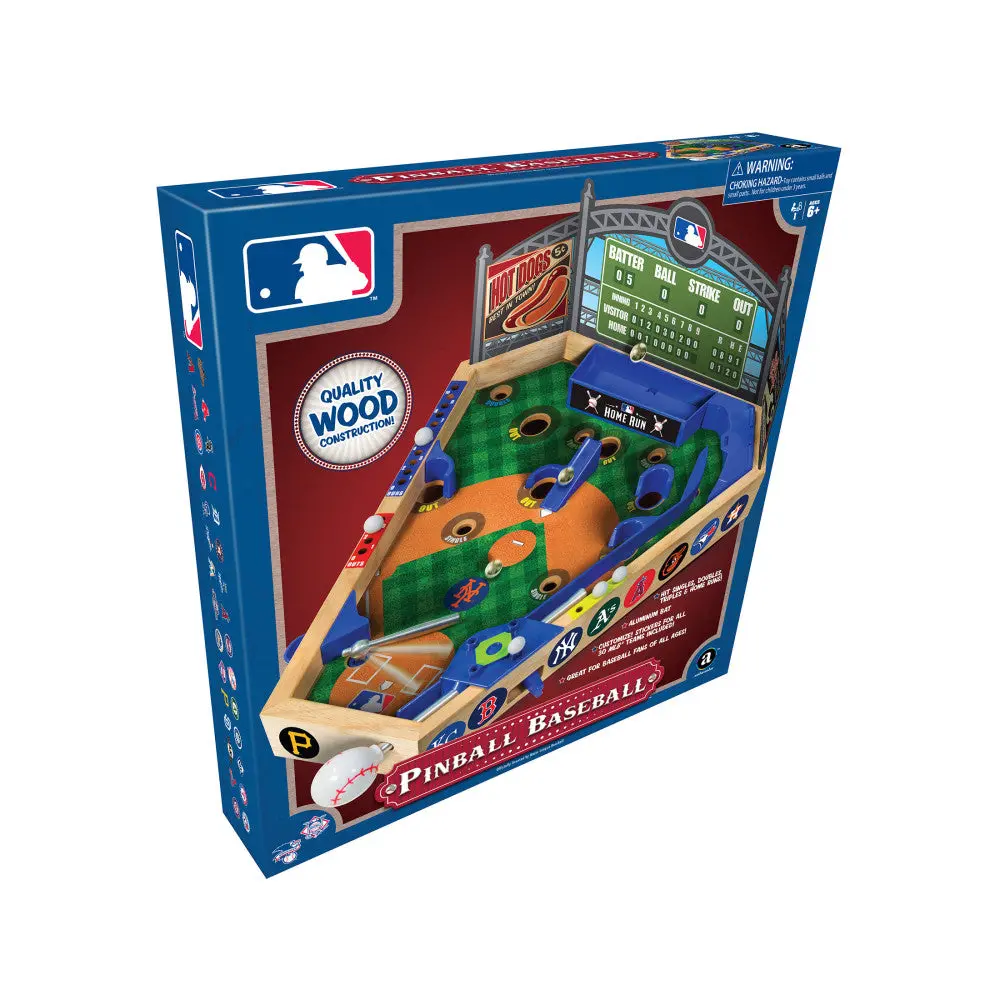 Merchant Ambassador Mlb Wooden Pinball Baseball Game 1
