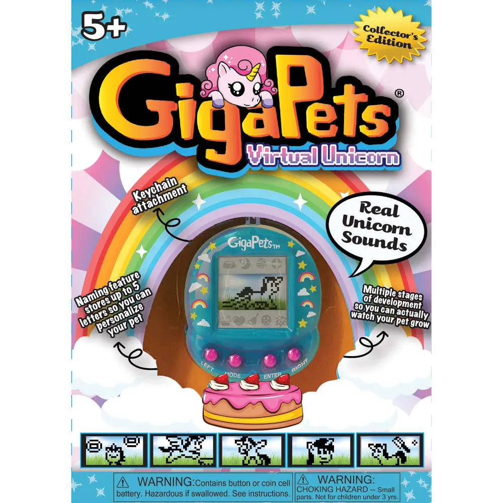 Gigapets Virtual Unicorn Collector's Edition - Interactive Pet Game, Ages 5+ 1