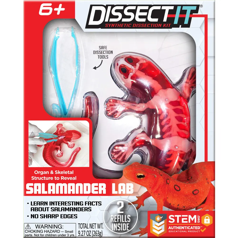 Top Secret Toys Dissect-It Salamander Synthetic Dissection Kit - Stem Educational Set 1