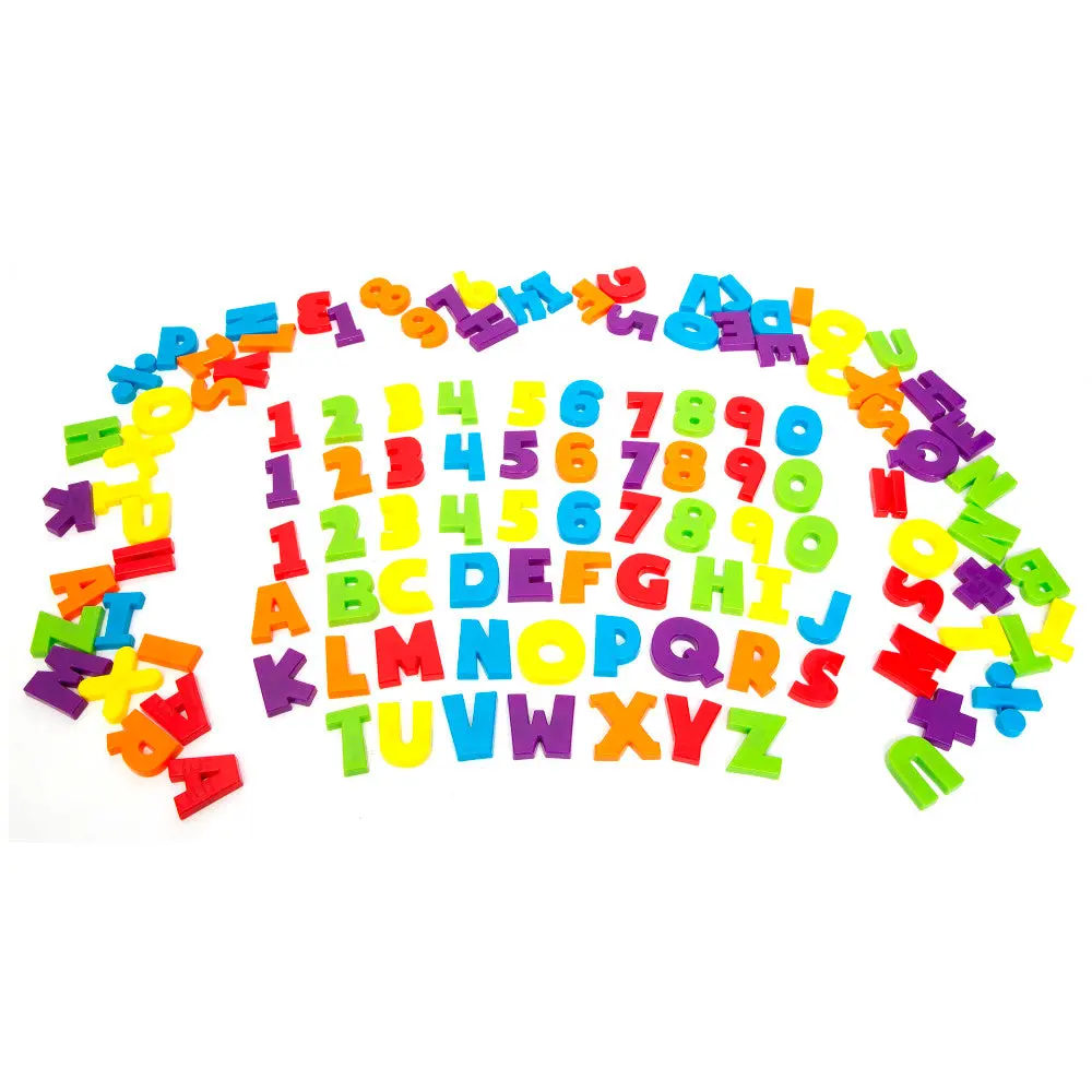 Boley Magnetic Alphabet & Number Set - 120Pc Colorful Learning Playset For Kids Age 3+ 1