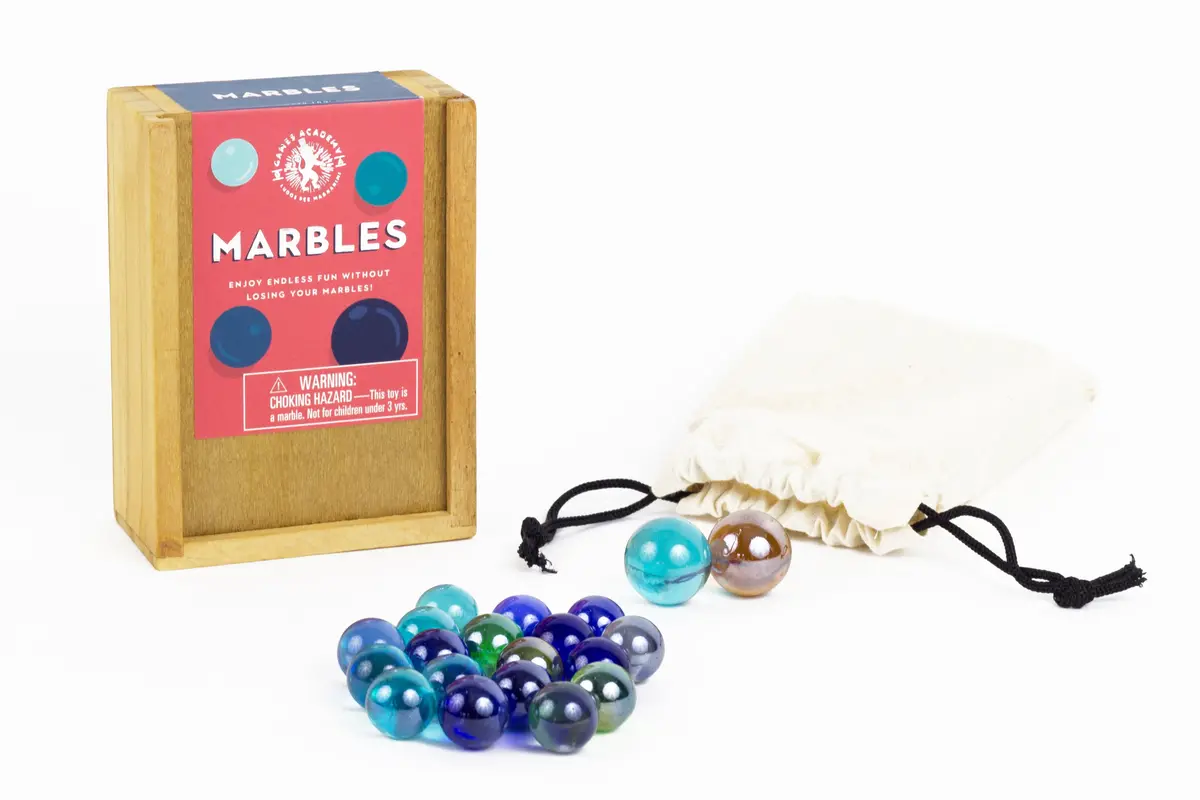 Professor Puzzle Marbles Game Set With Wooden Storage 1