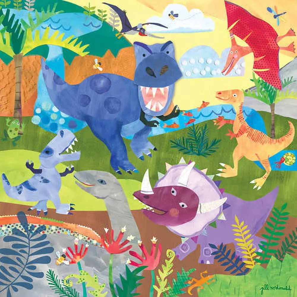 Oopsy Daisys Dinosaur Roar C Vibrant Wall Art 1
