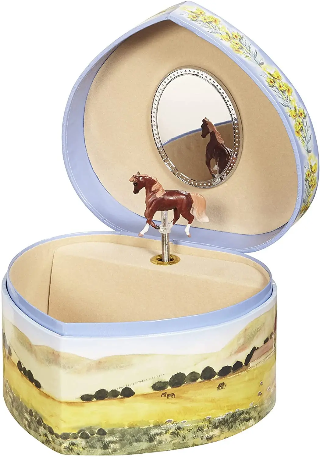 Enchantmints Love Of Horses Musical Jewelry Box For Girls 1