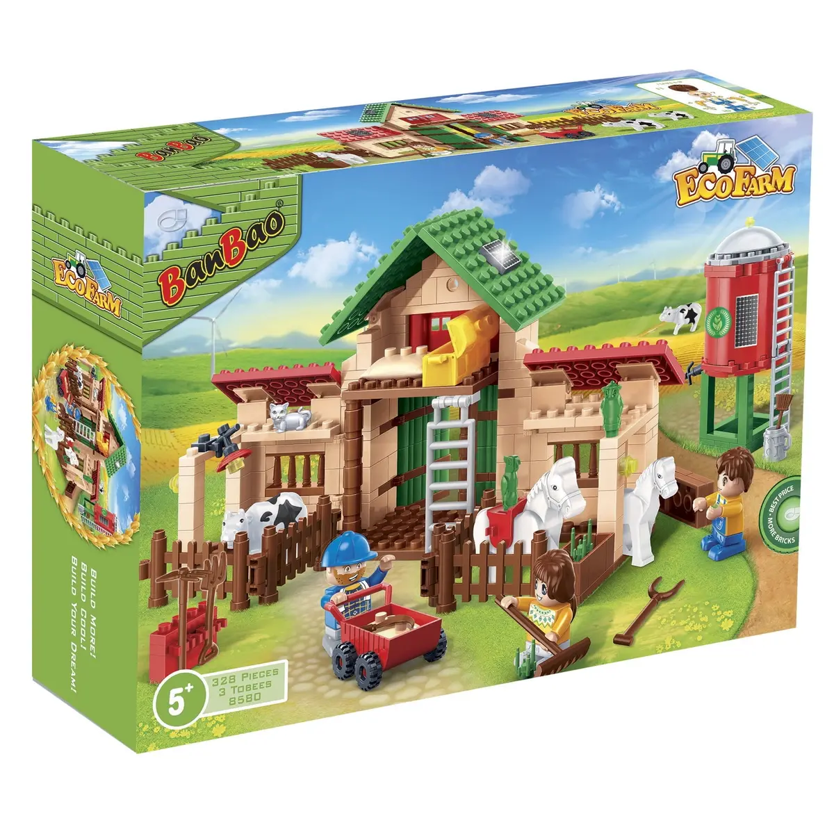 Rustic Adventures Life On The Farm Building Set - 328 Pieces 1