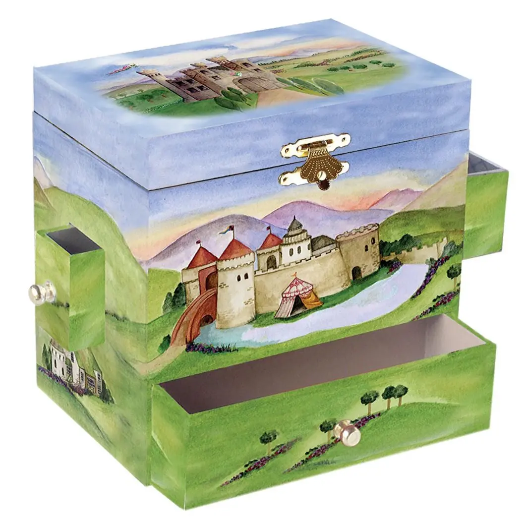 Enchantmints Dragon Castle Musical Jewelry Box For Girls 1