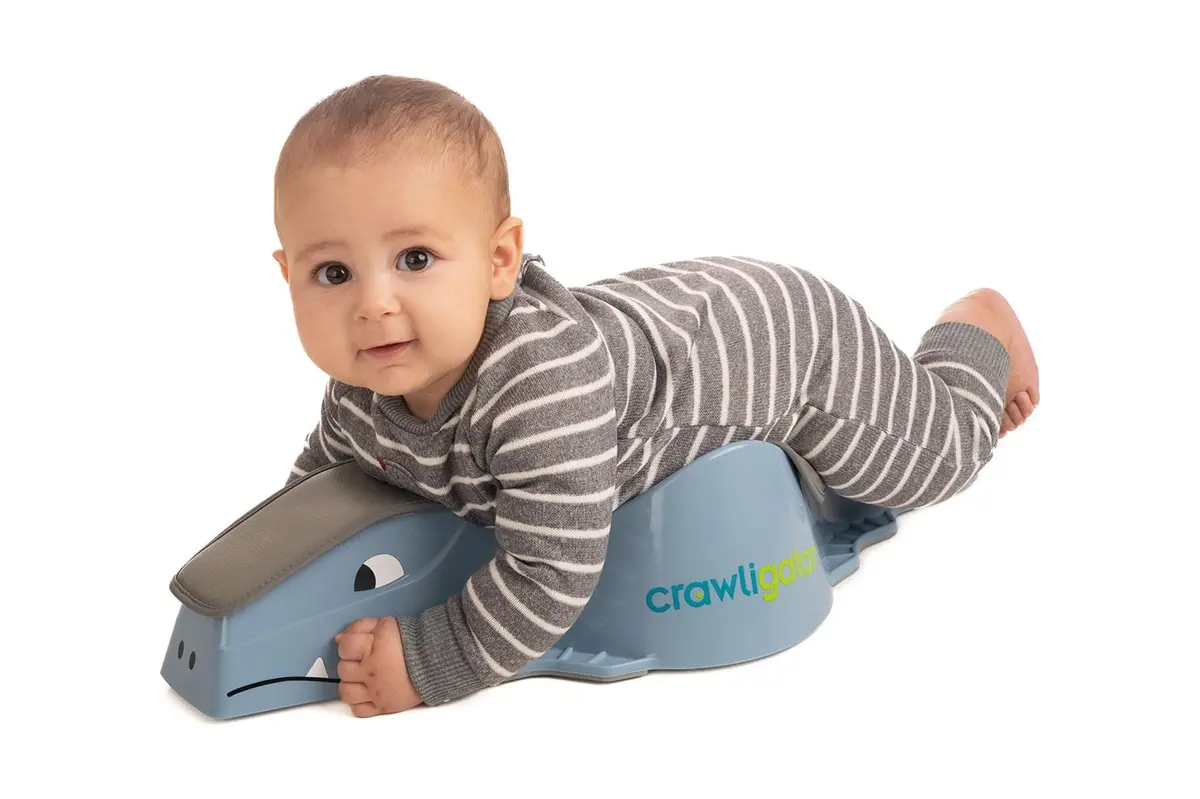 Crawligator - Blue: Enhanced Tummy Time Cruiser 1