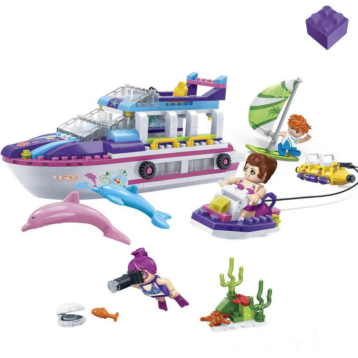 Banbao Beach Bonanza Water Fun Building Set - 325 Pieces 1