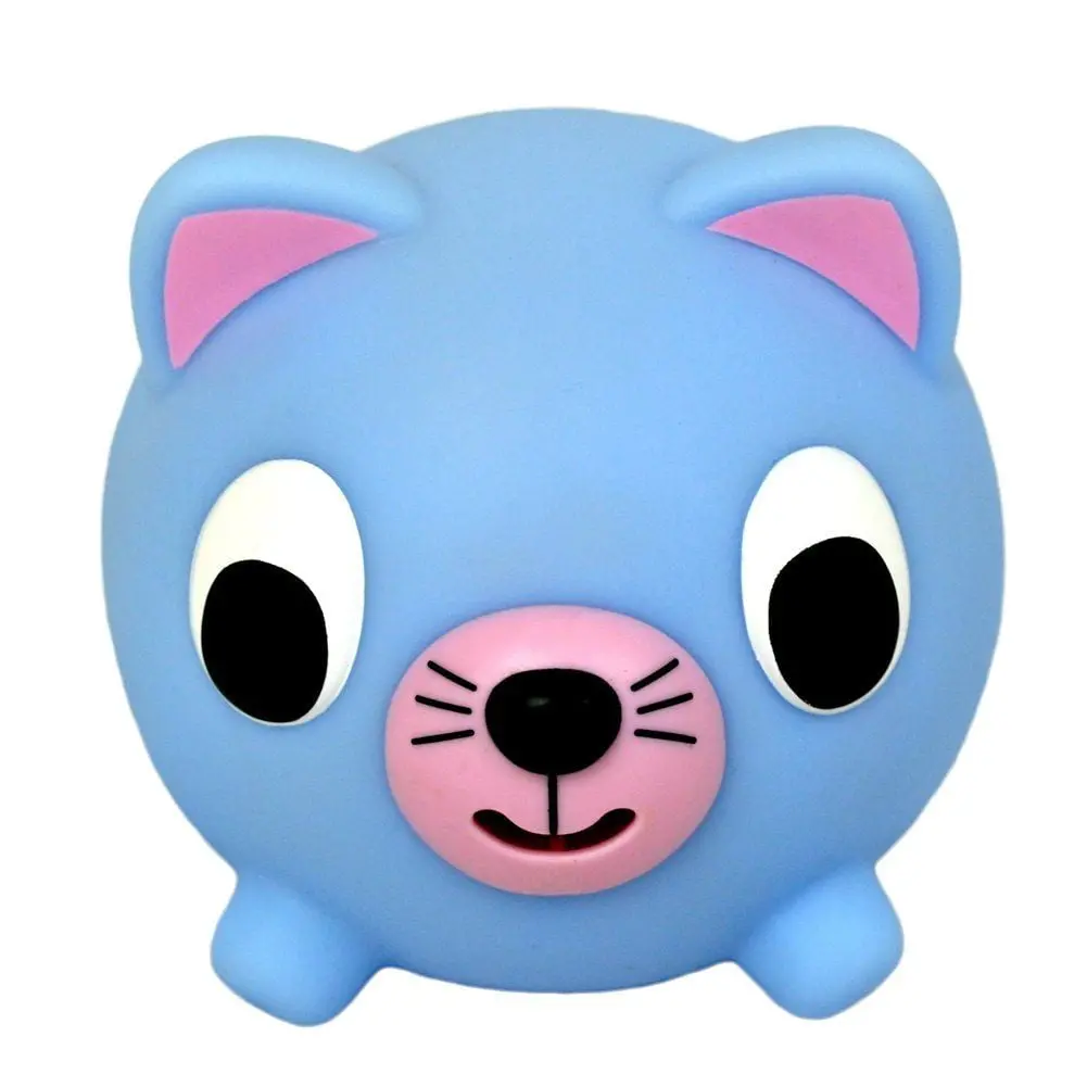 Jabber Ball Plush Squeaky Blue Cat - Interactive Fun Toy 1