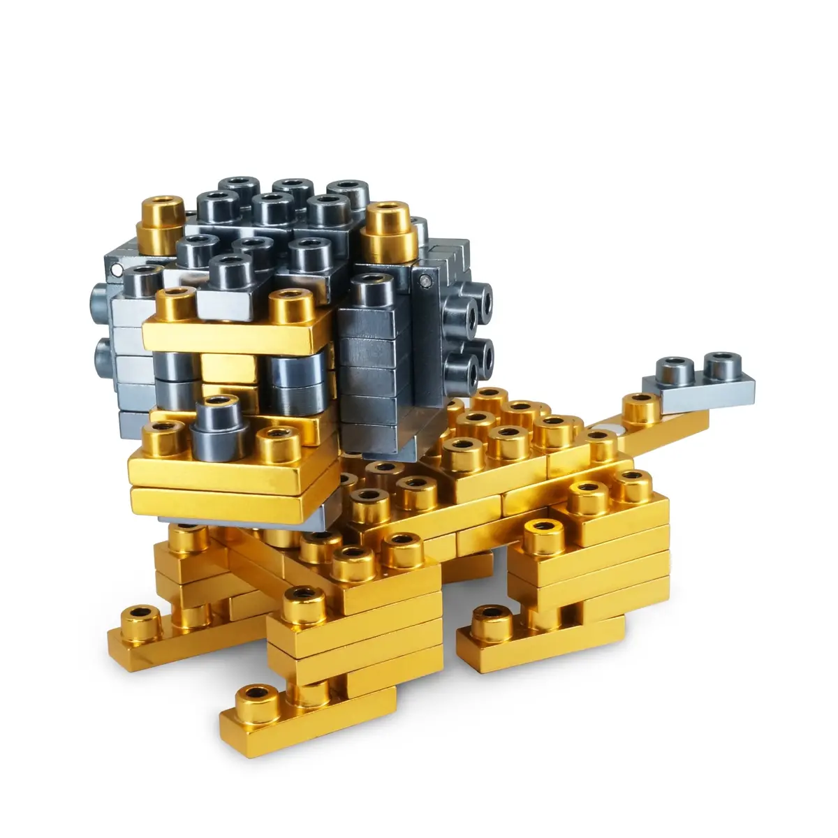Metomics Pocket Wild Animal Series Aztec Gold Lion Model Kit 1