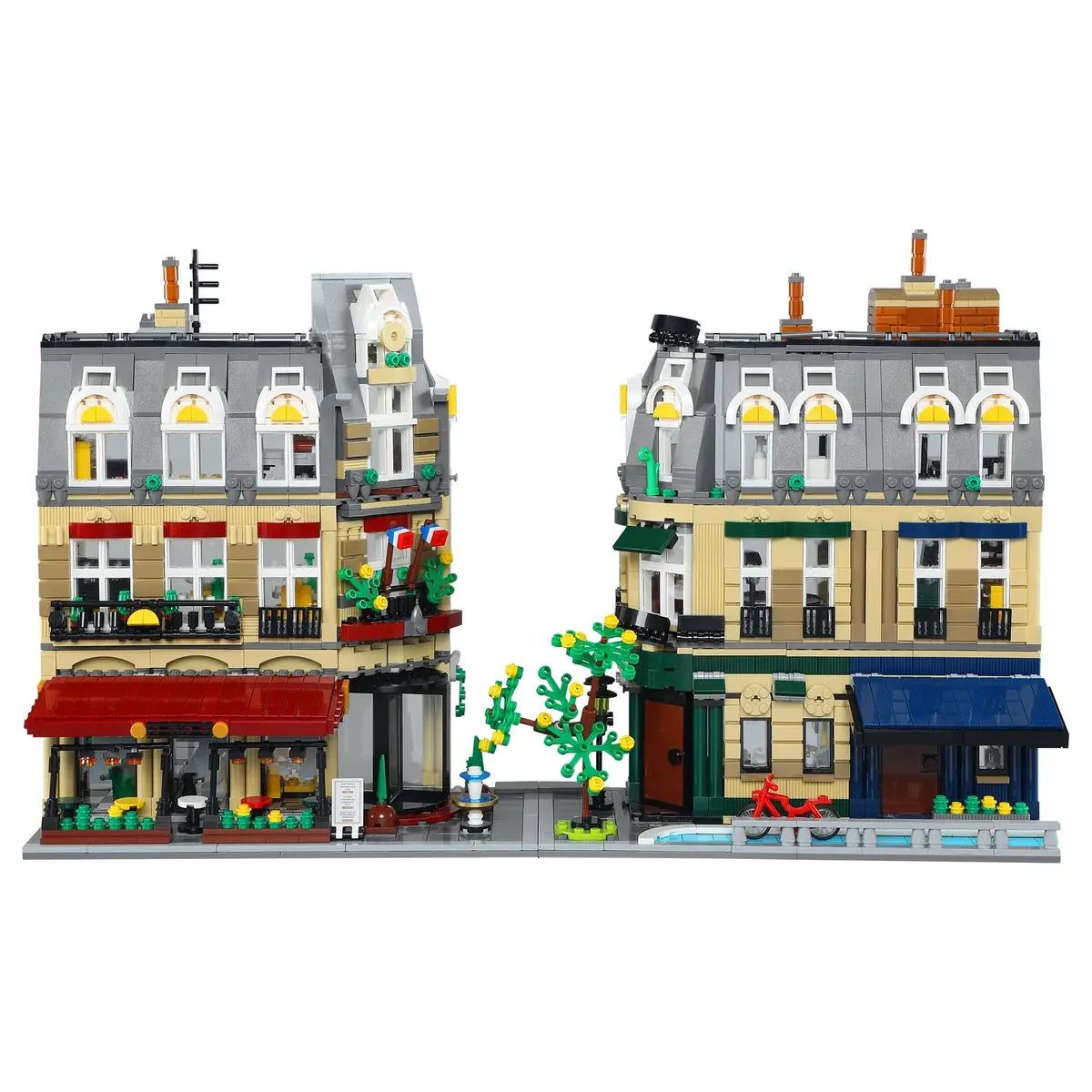 Cada Parisian Charm 3230-Piece Restaurant Building Set - Street View Series 1