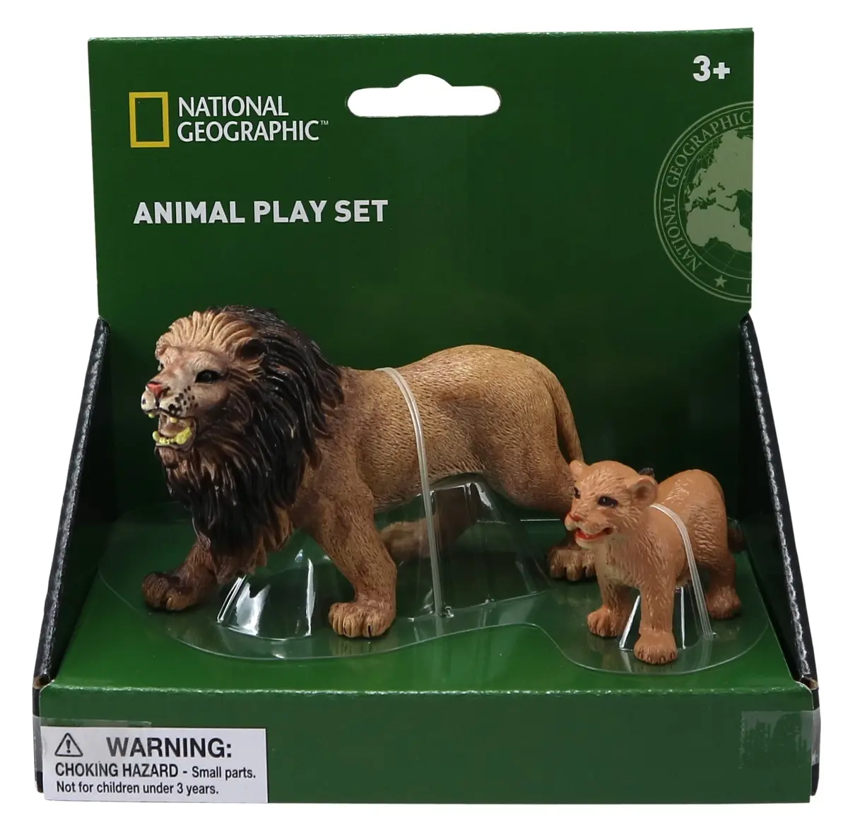 National Geographic Majestic Lion And Cub Figurine Set, 2 Piece 1