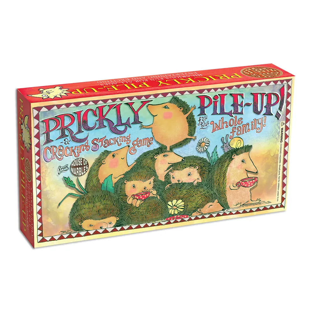 Prickly Pile-Up Wooden Porcupine Stacking Game 1