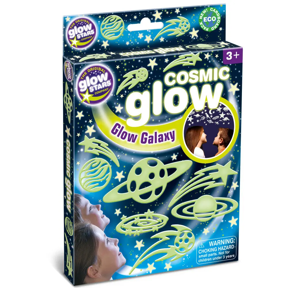 The Original Glowstars Cosmic Glow Galaxy - Glow-In-The-Dark Space Shapes 1