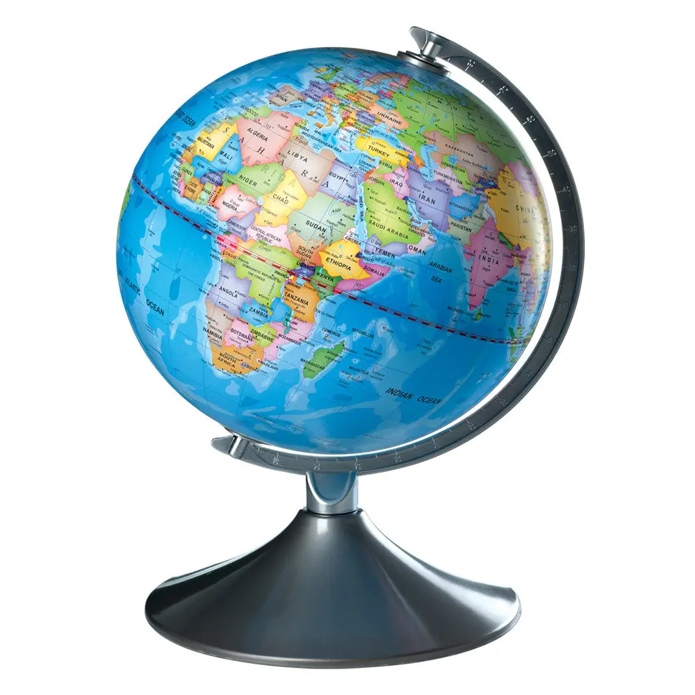 Brainstorm Toys 2 In 1 Globe - Earth & Constellations - Silver Stand 1